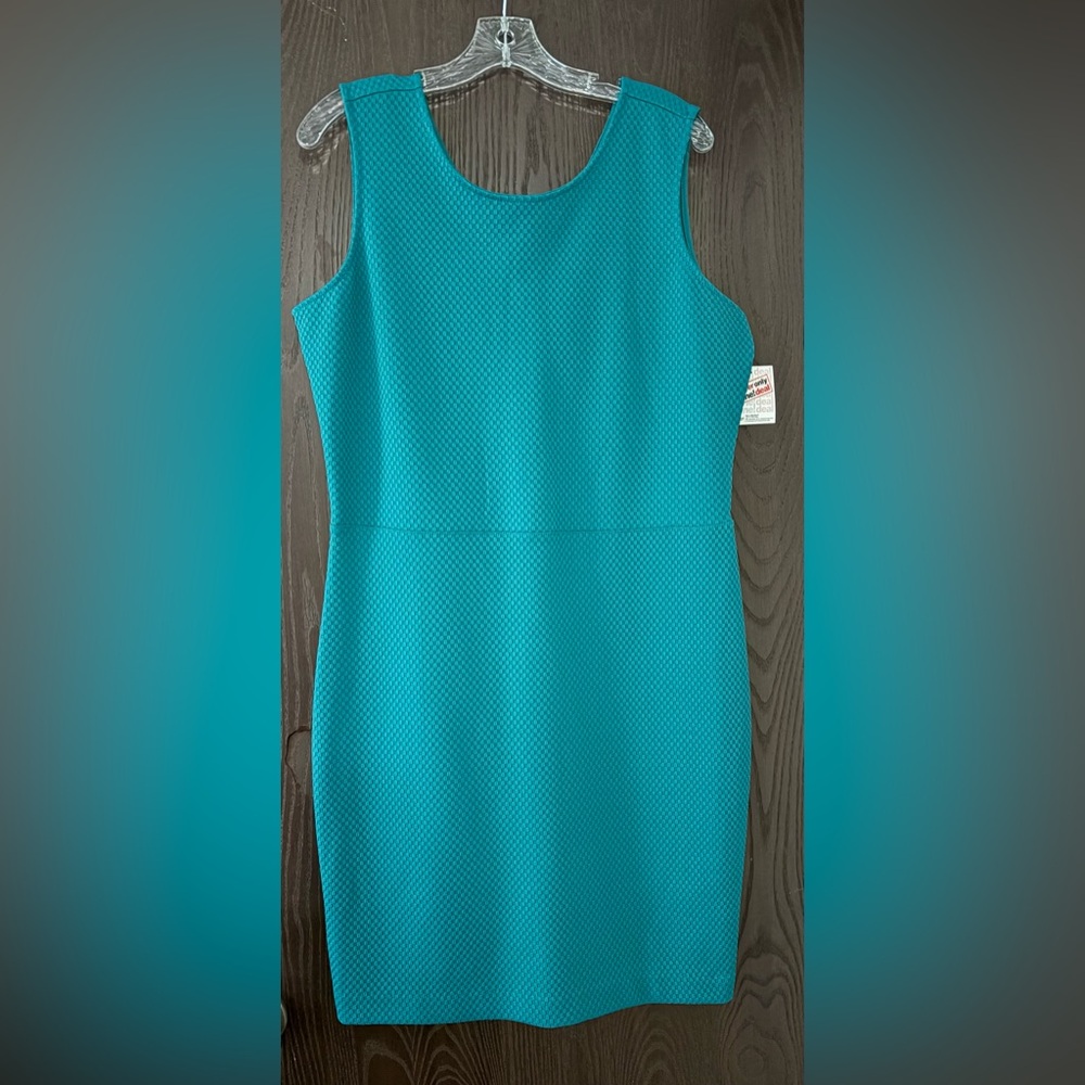 Metaphor Teal Mini Dress